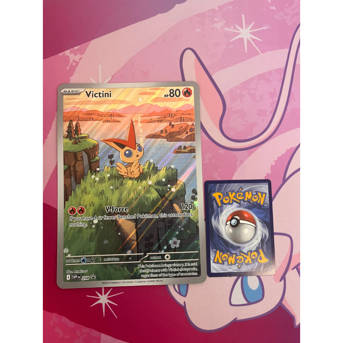 Victini IR 208 JUMBO Illustration Collection BBWF Promo Card NM